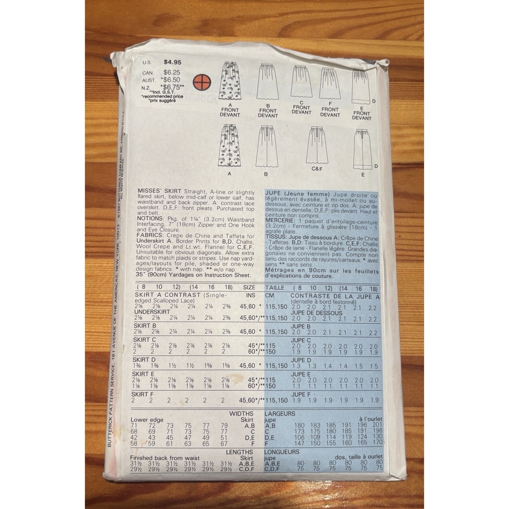 Vintage 1980s Sewing Patterns Lot of 5 - McCall's, Simplicity, Butterick - Retro - Picture 8 of 10